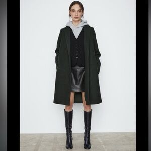 Zara Lapel Collar Coat